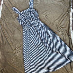 Old Navy | Striped Ruffle Sleeve Dress